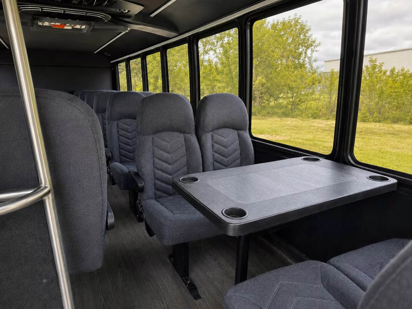 18 passenger minibus inside