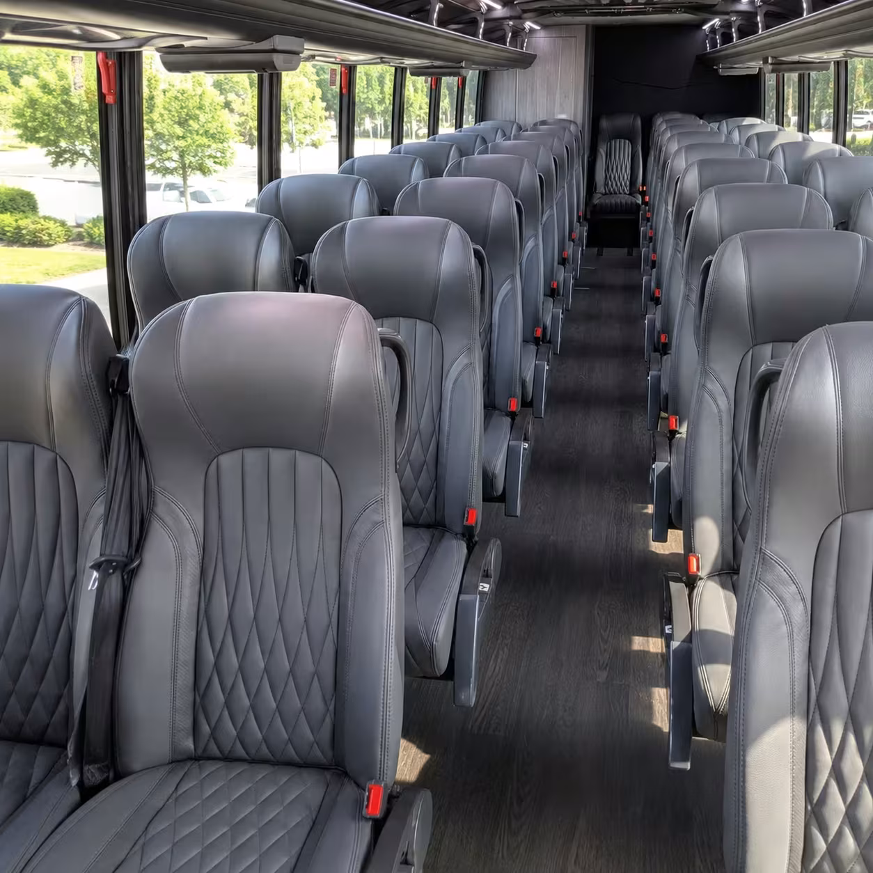 25 passenger minibus inside