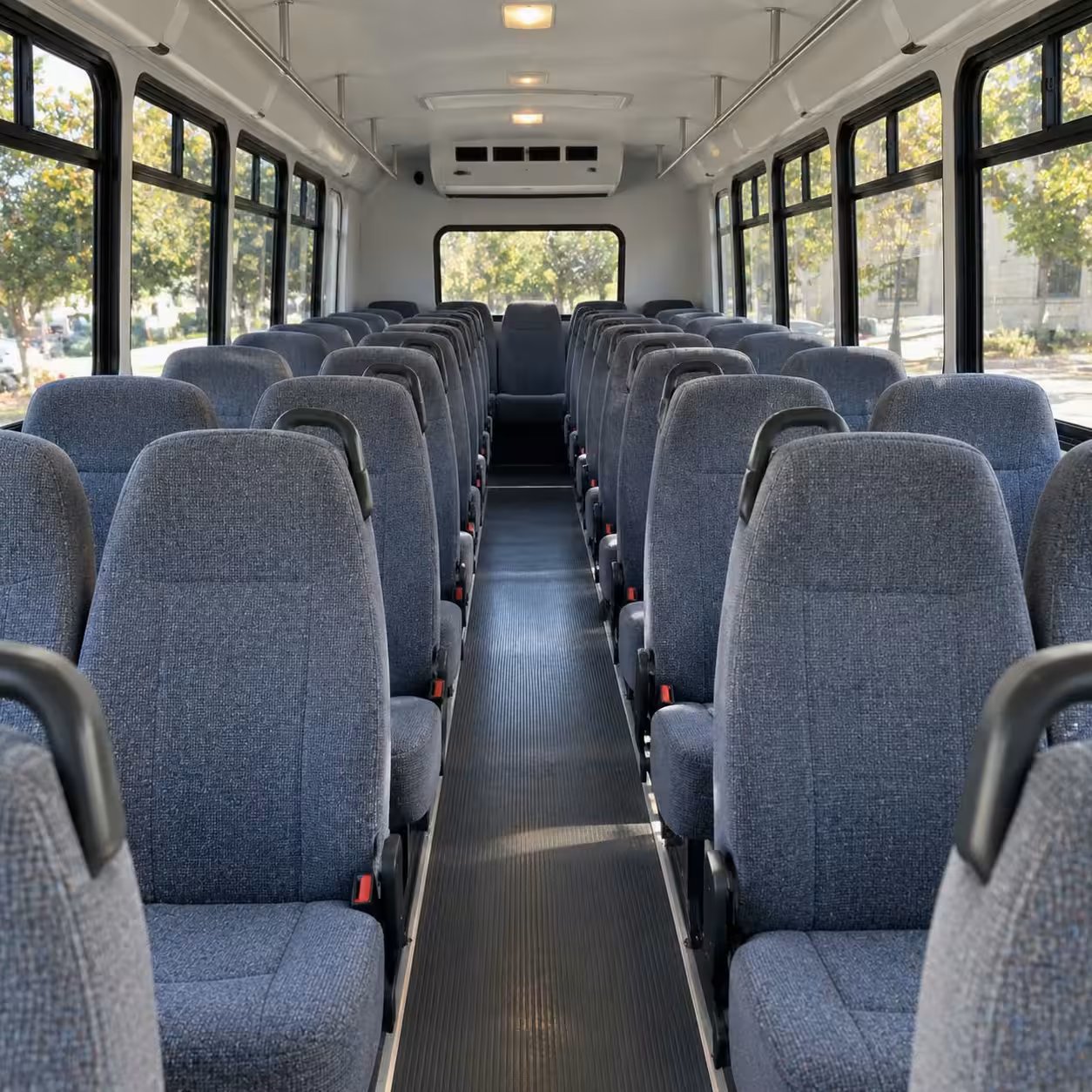 30 passenger minibus inside