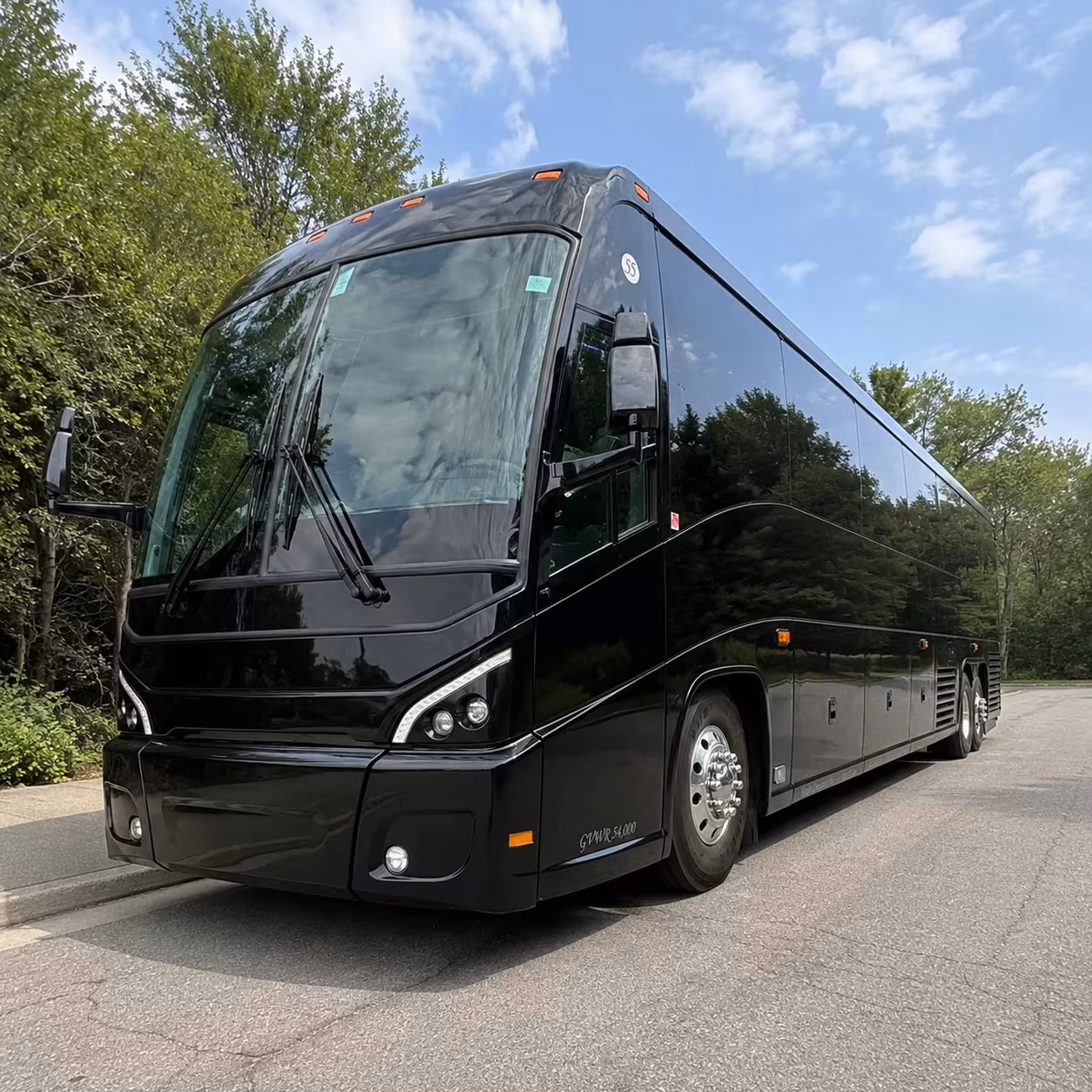deerfield beach charter bus rental exterior