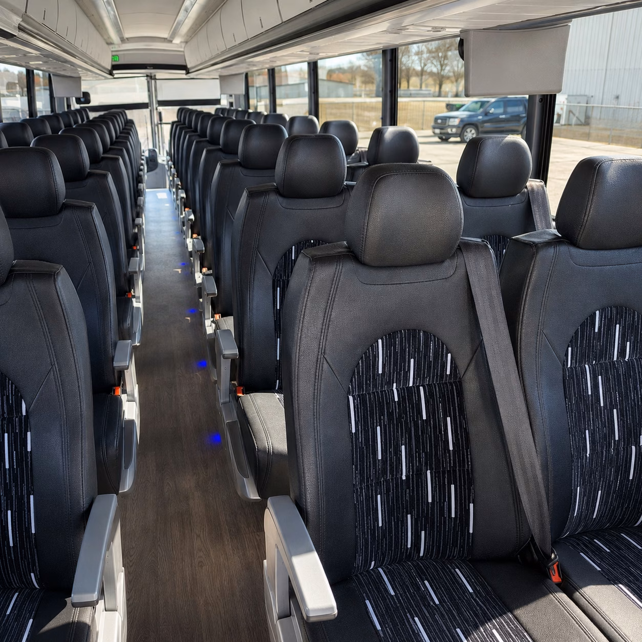 deerfield beach charter bus rental inside