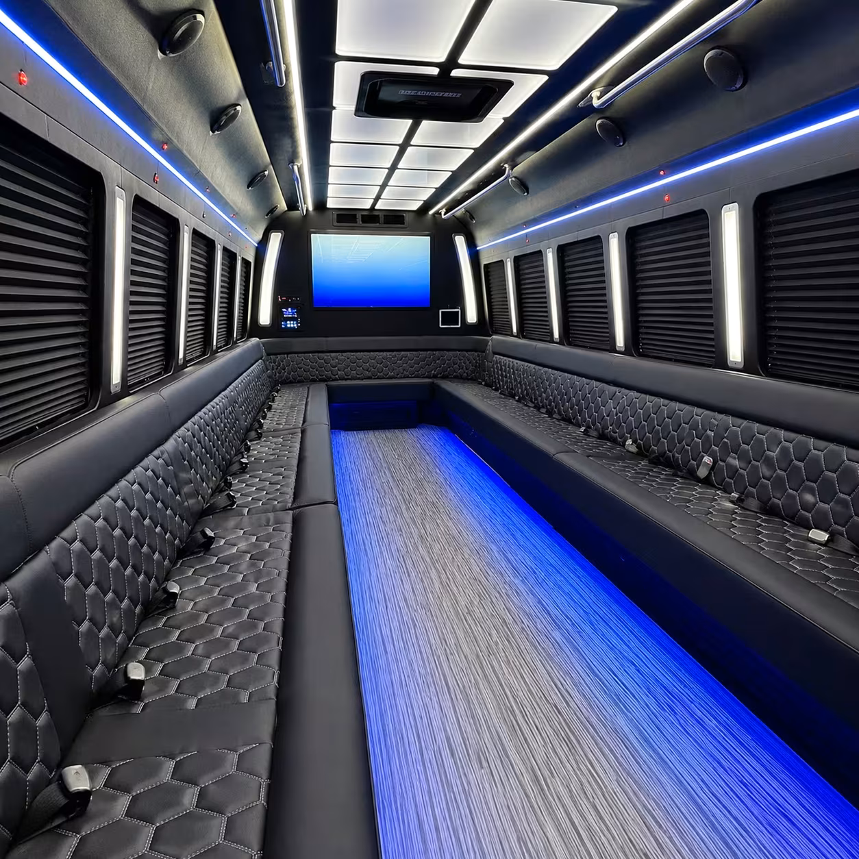 party bus interior